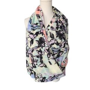 2/$15 - Infinity scarf - multi coloured floral